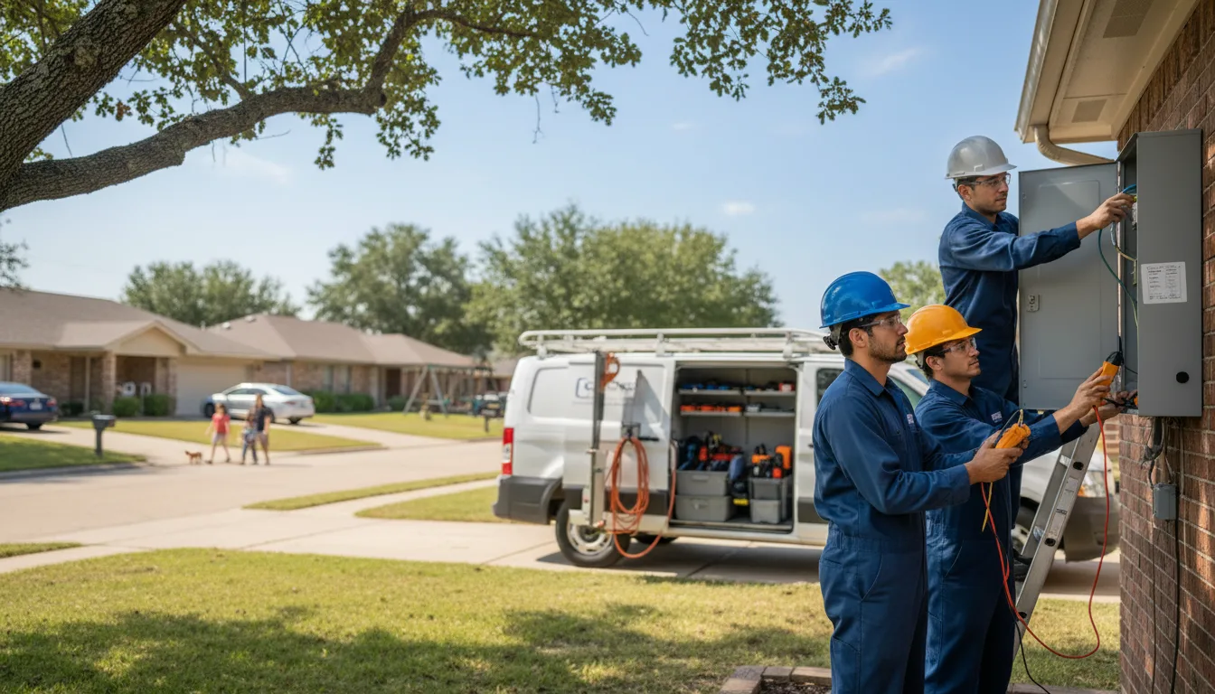 Certified electrician providing emergency electrical services in Davidson, OK